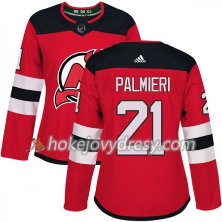 Dámské Hokejový Dres New Jersey Devils Kyle Palmieri 21 Červená 2017-2018 Adidas Authentic